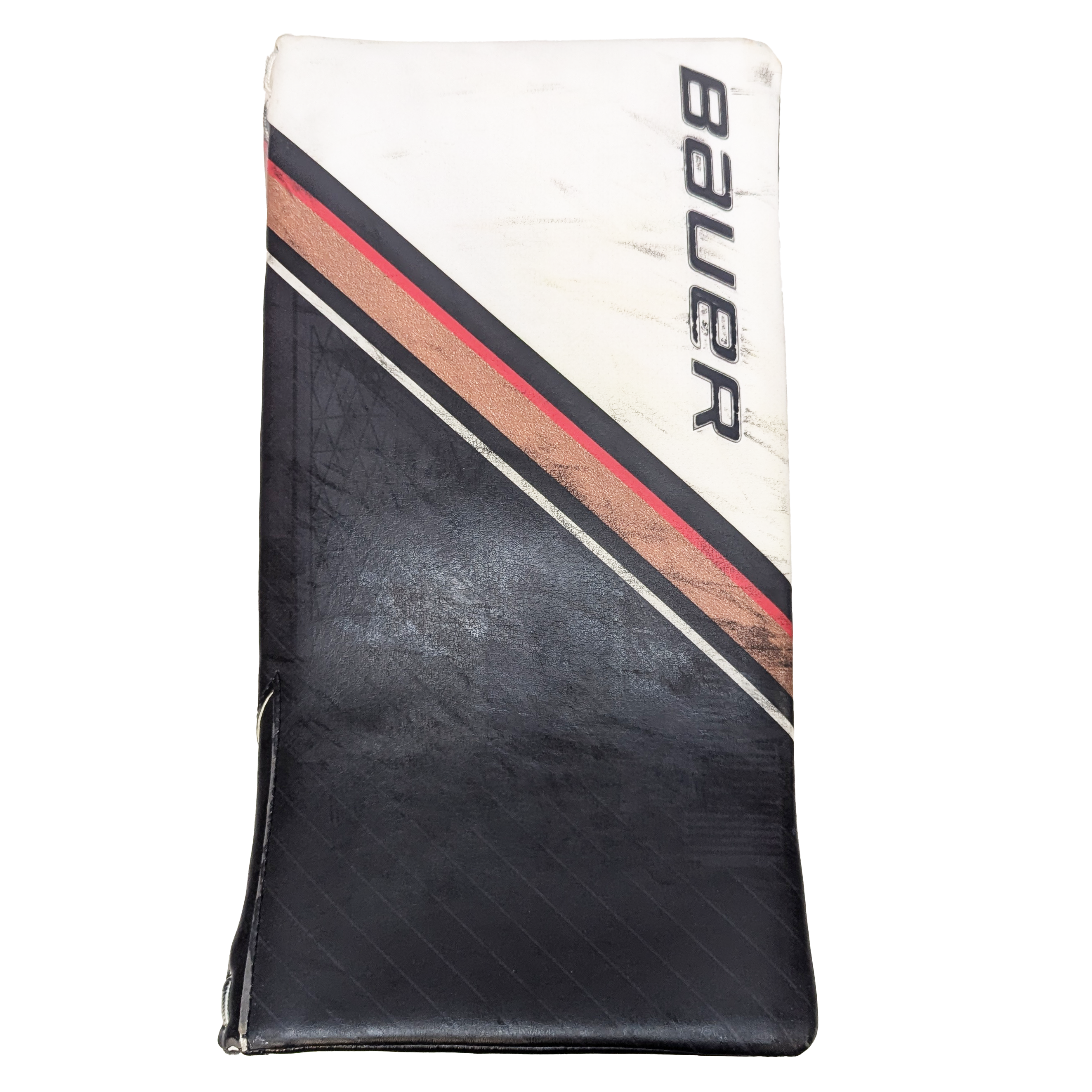 Bauer Vapor Hyperlite 2 - Ensemble de gardien de but complet WHL Pro Stock Senior d'occasion (blanc/noir/beige)